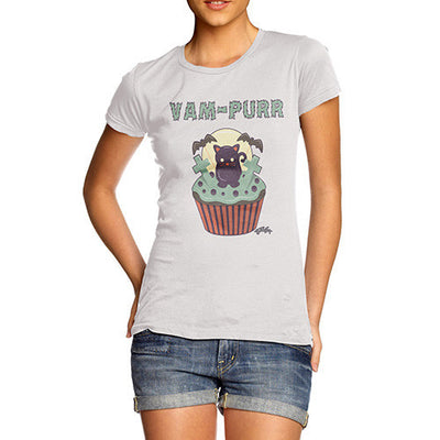 Women's Van Purr Cupcake T-Shirt