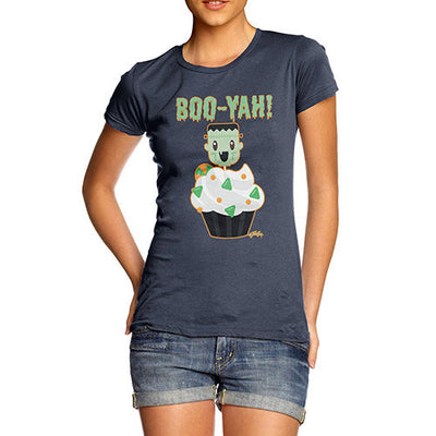 Women's Boo Yah Monster Cupcake T-Shirt
