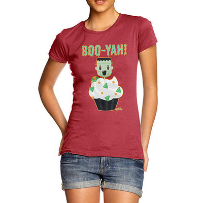 Women's Boo Yah Monster Cupcake T-Shirt