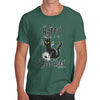 Men's Happy Halloween Black Cat T-Shirt
