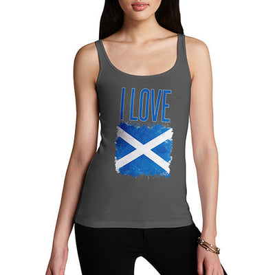 Women's I Love Scotland Tank Top