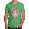 Men's Tribal Lion Head T-Shirt