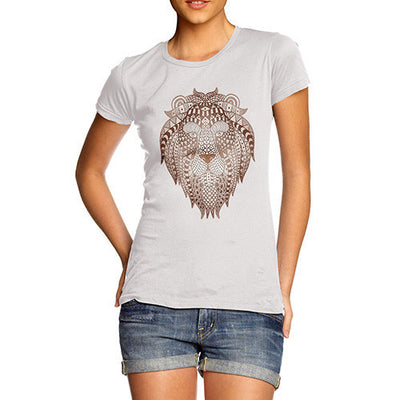 Women's Tribal Lion Head T-Shirt