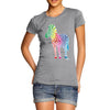 Women's Rainbow Zebra T-Shirt