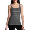Women's Wish List One Way Ticket To France Tank Top