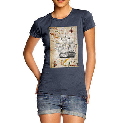 Women's Treasure Map T-Shirt