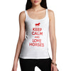 Women's Keep Calm And Love Horses Tank Top