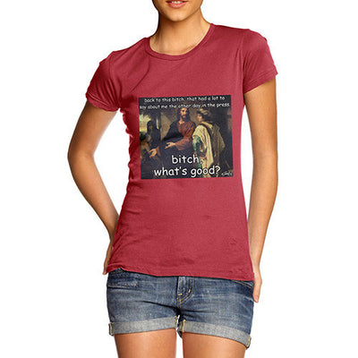 Women's Rude Hofmann Christ And The Rich Young Ruler T-Shirt