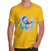 Men's Zentangle Pop Art Starling Bird T-Shirt