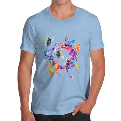 Men's Watercolour Butterflies T-Shirt