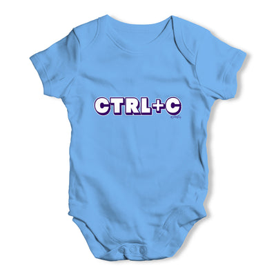 Ctrl C Copy Twins Baby Grow Bodysuit