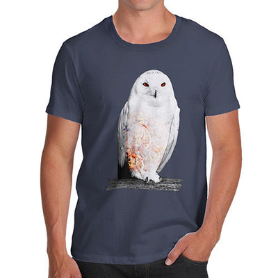 Men's Clockwork Snowy Owl T-Shirt