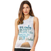 We Only Regret The Chances We Didn't Take Women's Flowy Scoop Muscle Tank