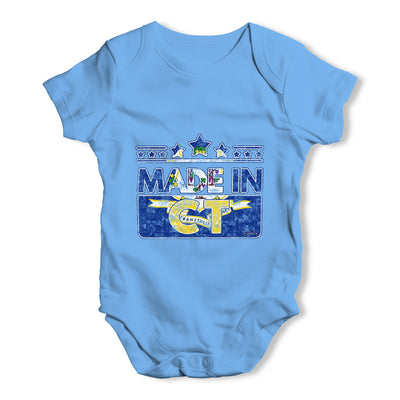 Made In CT Connecticut Baby Grow Bodysuit