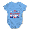 Made In UK United Kingdom Baby Grow Bodysuit
