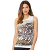 Nothing Great Ever Came That Easy Women's Flowy Scoop Muscle Tank