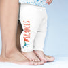 Personalised Dinosaur Letter F Baby Leggings Pants