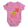 Personalised Dinosaur Letter N Funny One-piece Infant Baby Bodysuits Babygrows Onesie