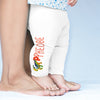 Personalised Dinosaur Letter P Baby Leggings Pants