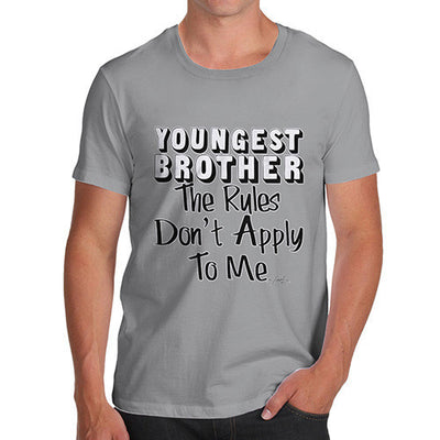 Youngest Brother Rules Rules Don't Apply To Me Men's T-Shirt