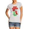 Personalised Merry Christmas Stockings Women's T-Shirt