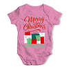 Personalised Christmas Presents Pile Baby Unisex Baby Grow Bodysuit