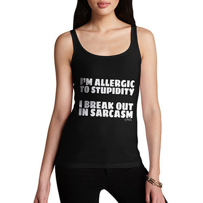 I'm Allergic To Stupidity Women's Tank Top