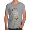 Personalised Just Married Flowers Men's T-Shirt