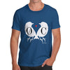 Personalised Love Birds Silhouettes Men's T-Shirt