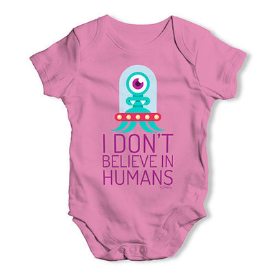 I Don't Believe In Humans Baby Unisex Baby Grow Bodysuit