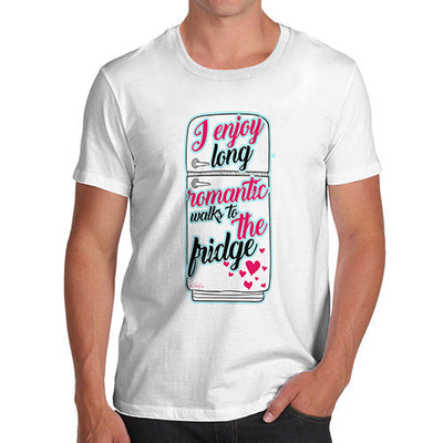 Long Romantic Walks To The Fridge Men's T-Shirt