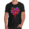 Roses Love Heart Men's T-Shirt