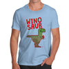 Winosaur Funny Wine Dinosaur Men's T-Shirt