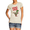 Winosaur Funny Wine Dinosaur Women's T-Shirt