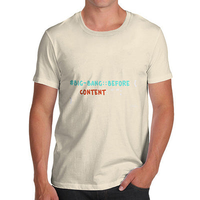 CSS Pun Big Bang Men's T-Shirt