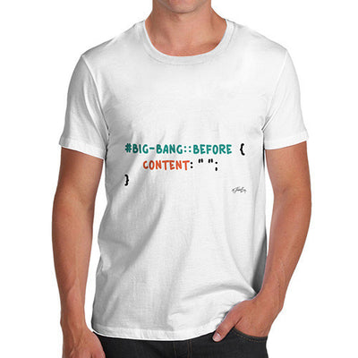 CSS Pun Big Bang Men's T-Shirt