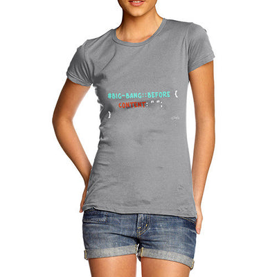 CSS Pun Big Bang Women's T-Shirt