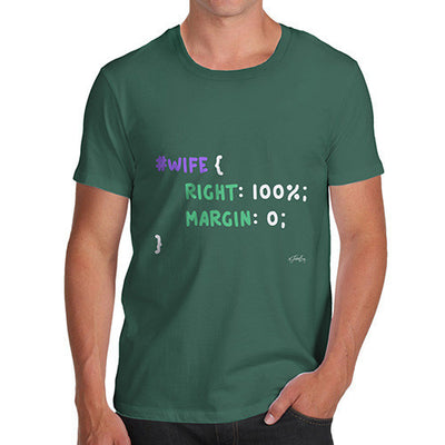 CSS Pun Wife Men's T-Shirt