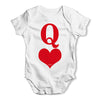 Queen Of Hearts Baby Unisex Baby Grow Bodysuit