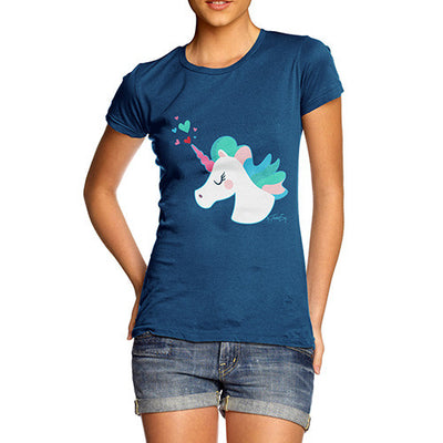Unicorn Horn Hearts Women's T-Shirt
