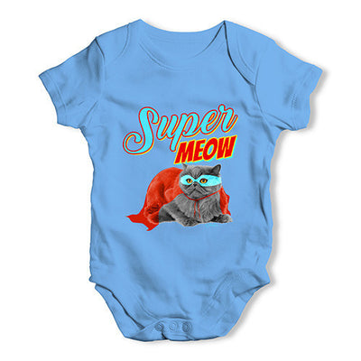 Super Meow Baby Unisex Baby Grow Bodysuit
