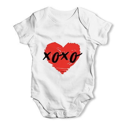 XOXO Heart Baby Unisex Baby Grow Bodysuit