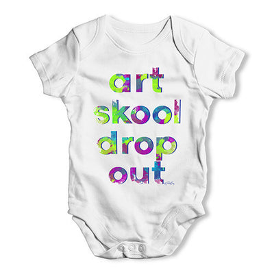 Art Skool Drop Out Baby Unisex Baby Grow Bodysuit