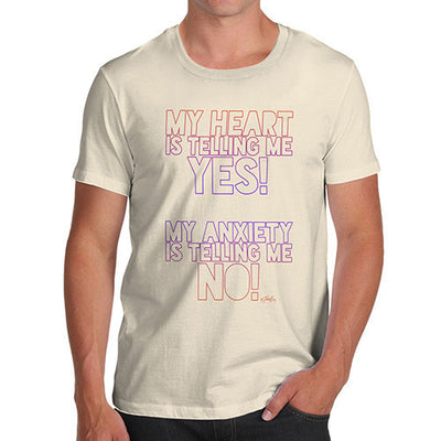 My Heart Is Telling Me Yes Men's T-Shirt