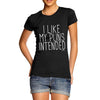 I Like My Puns Intended Women's T-Shirt
