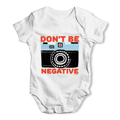 Don't Be Negative Baby Unisex Baby Grow Bodysuit