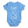 I Can And I Will Baby Unisex Baby Grow Bodysuit