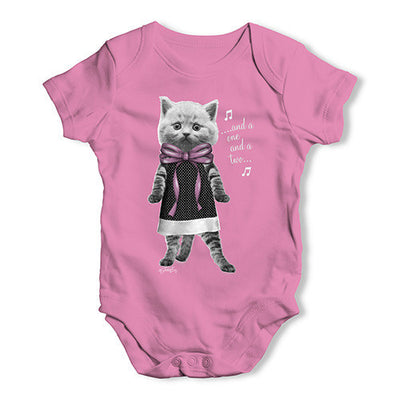 Dancing Kitten Baby Unisex Baby Grow Bodysuit