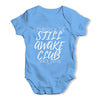 Personalised Still Awake Club Baby Unisex Baby Grow Bodysuit