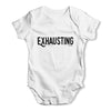 Exhausting Baby Unisex Baby Grow Bodysuit